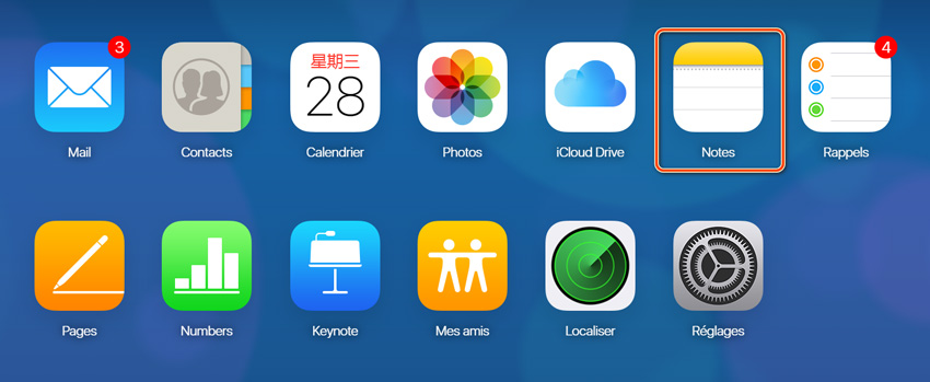 notes icloud