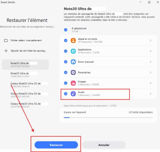 recover deleted audio files from samsung phone via smart switch - 2