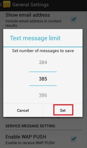 set text limit