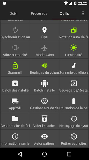 application flashage telephone portable gratuit