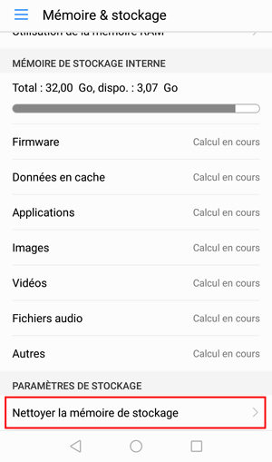 nettoyer android