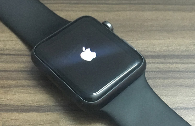 apple watch bloque sur option de presentation
