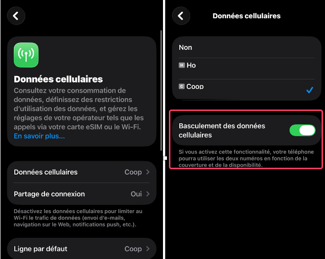 comment faire un partage de connexion