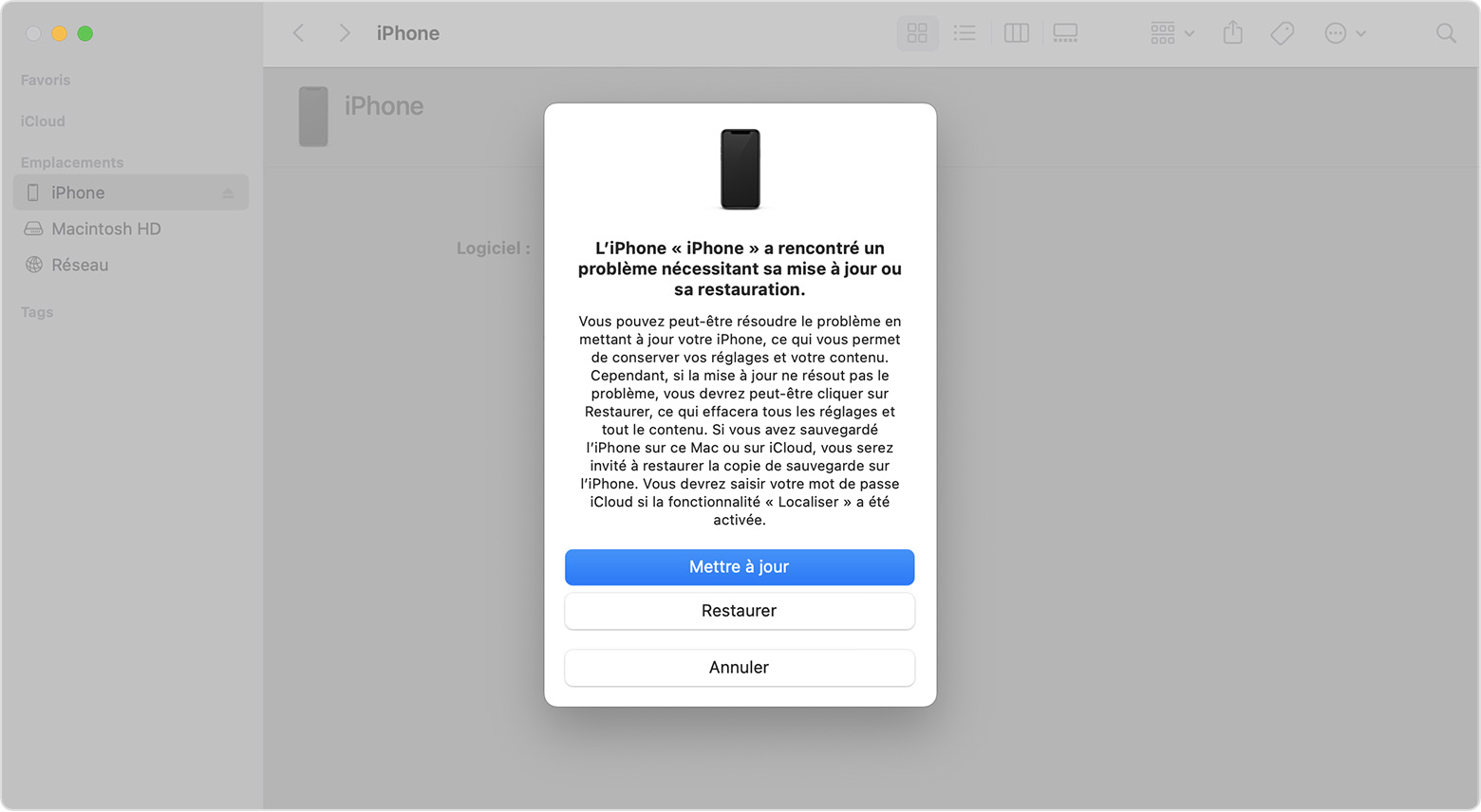 Comment passer de la version bêta 26 d'iOS à la version 18
