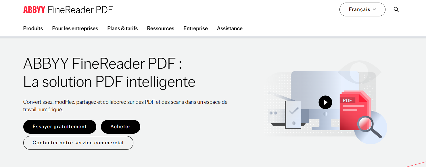 ABBYY FineReader PDF et reconnaissance OCR