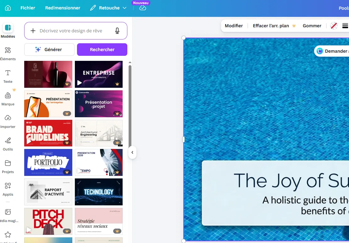 edit notebooklm infographics in canva