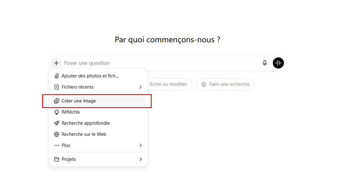 créer une image chatgpt