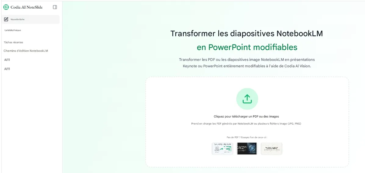 upload to noteslide