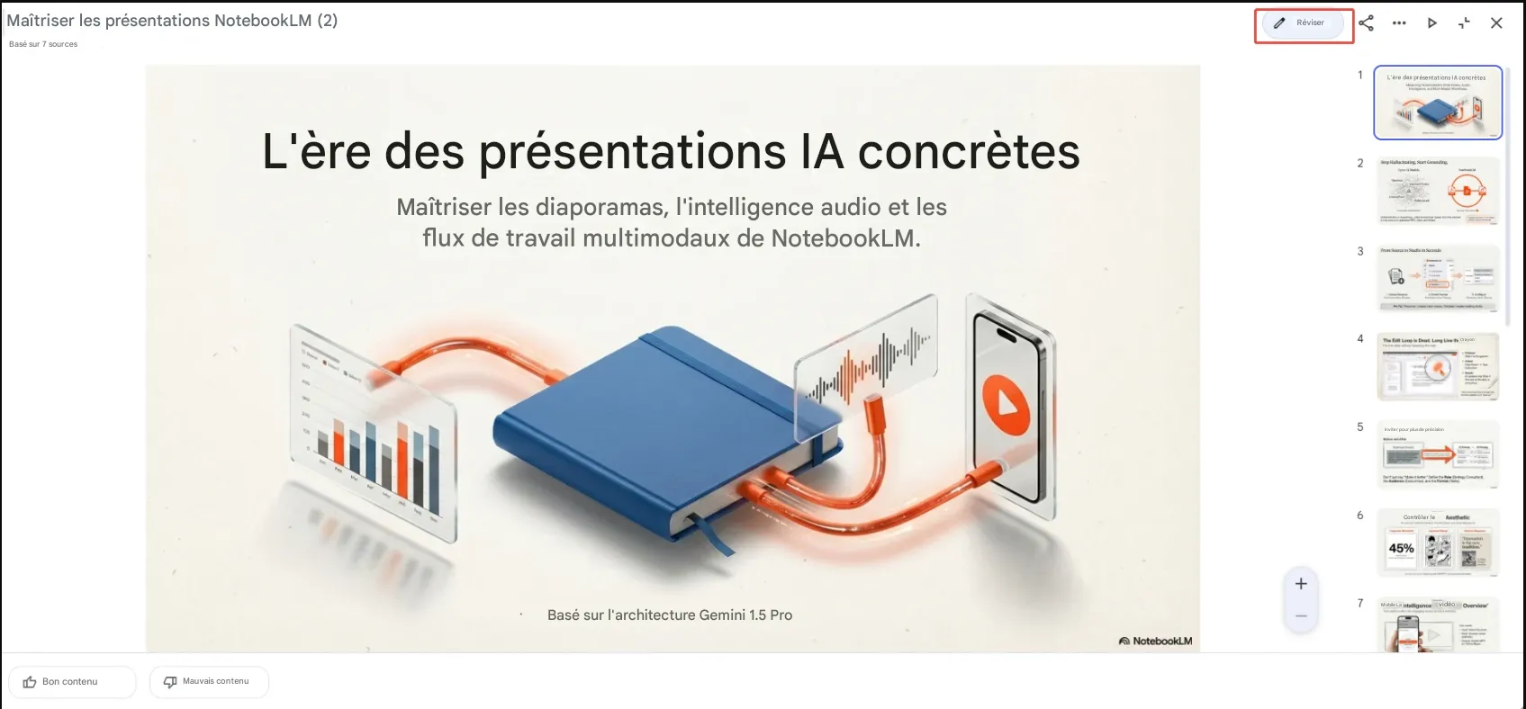 revise notebooklm slide