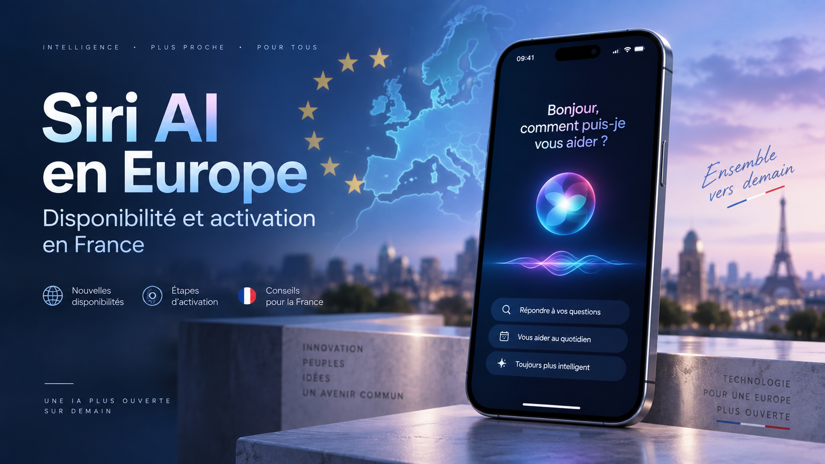 Siri AI en Europe et en France