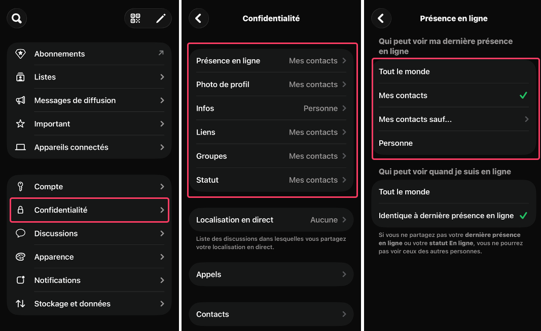 comment empêcher Meta d'utiliser mes données WhatsApp