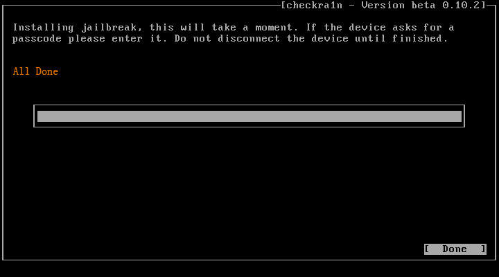 Entré en mode DFU avec succès via Checkn1x