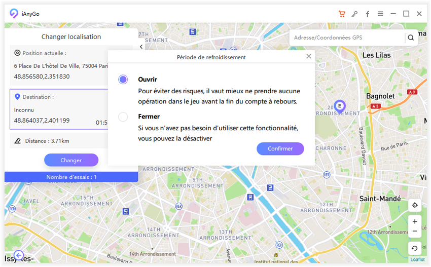 désactiver fonction de refroidissement 1