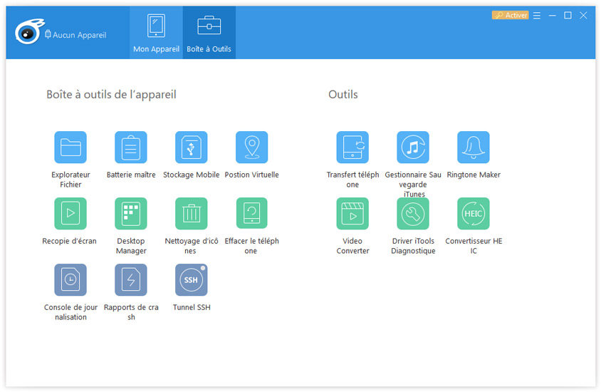 iTools- logiciel de changer position sur iphone
