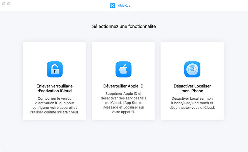 supprimer apple id - 4MeKey