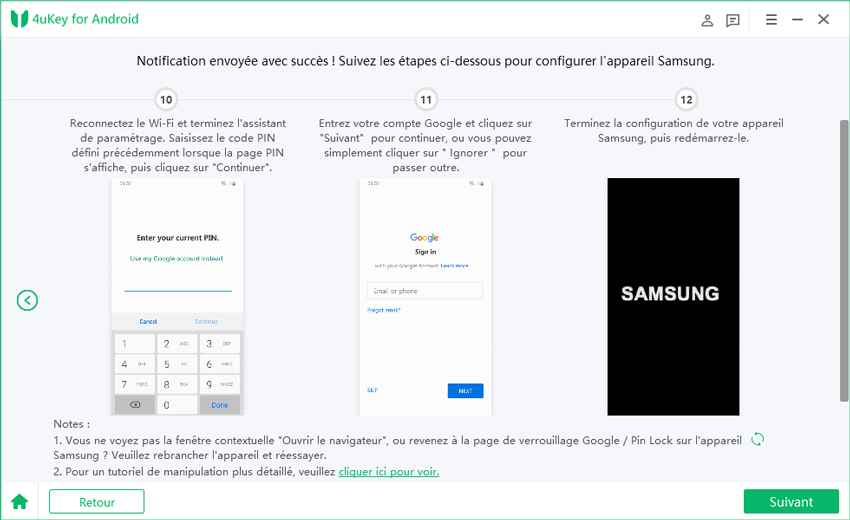 déjà défini code pin tenorshare 4ukey pour android