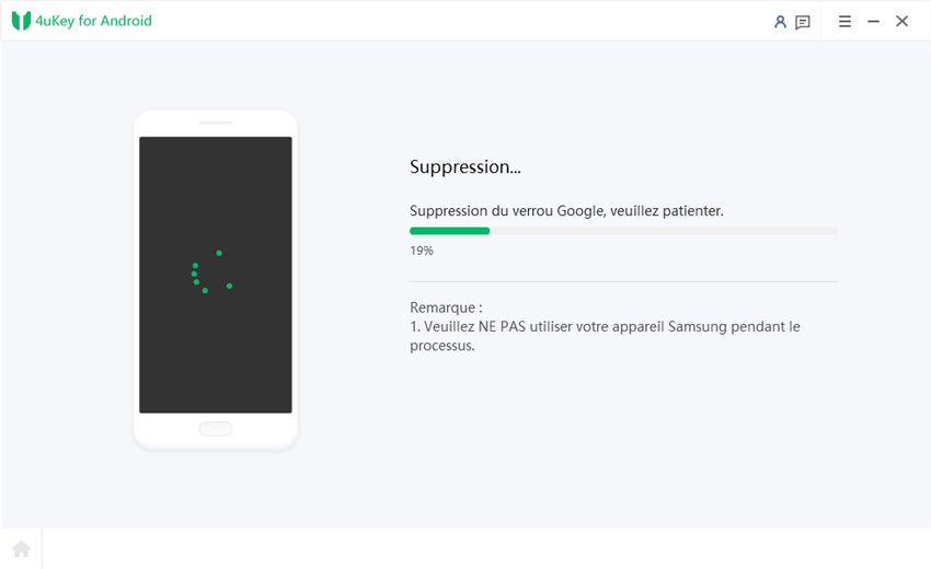 débloquer un compte google après réinitialisation samsung - 4ukey android