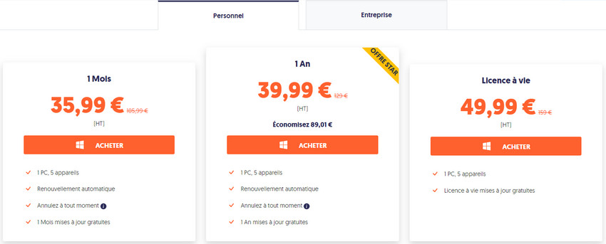 Prix de 4uKey