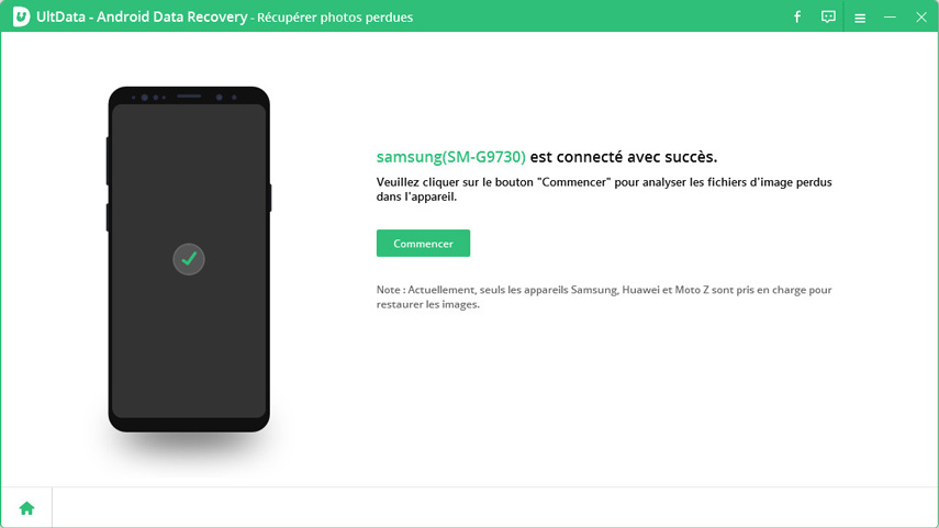 guide connexion réussie telephone android