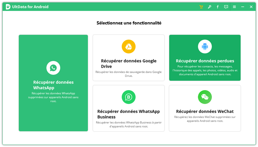 guide de recuperation de données android