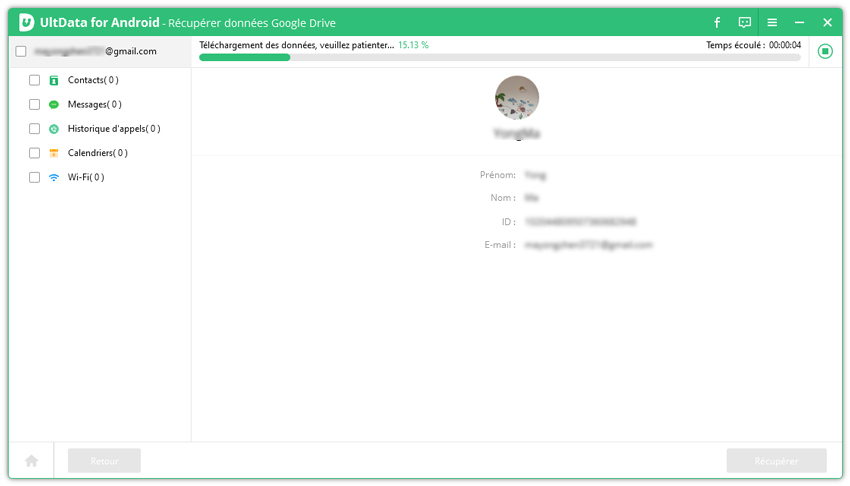 restaurer fichier google drive