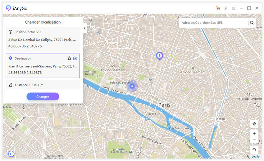 modifier localisation alexa - ianygo