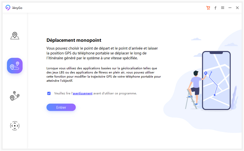 changer la localisation du compte Google avec ianygo téléchargement