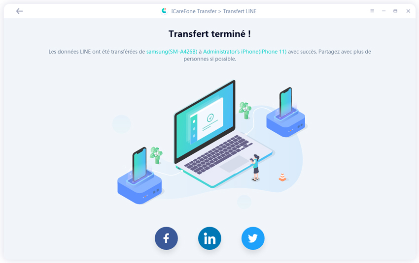 guide icarefone transfer guide - transferer donnees line android vers iphone