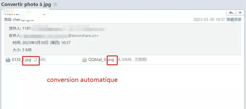 convertir photo sur pc