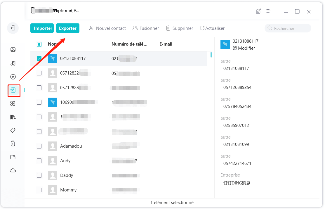 transférer des données iphone vers android 