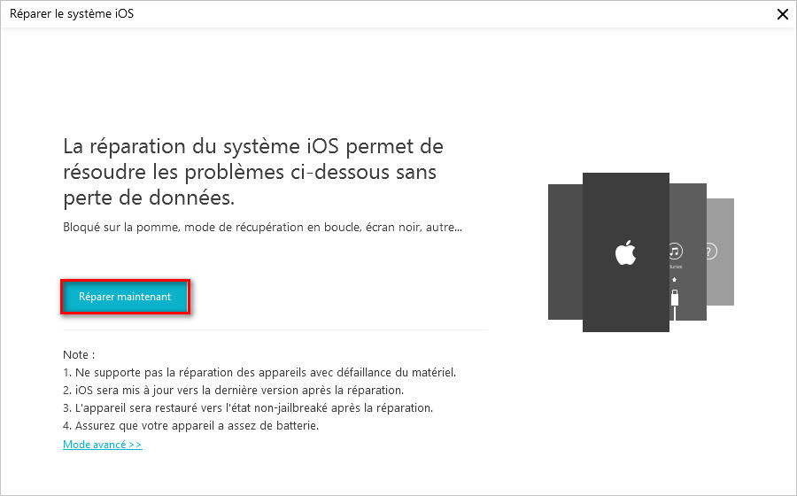 contouner erreur itunes