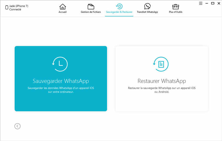 guide sauvegarder whatsapp