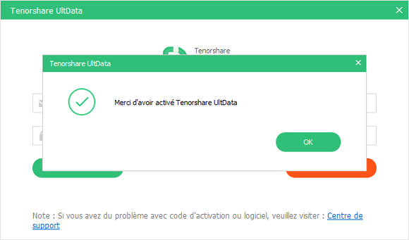 guide activation reussie ultdata