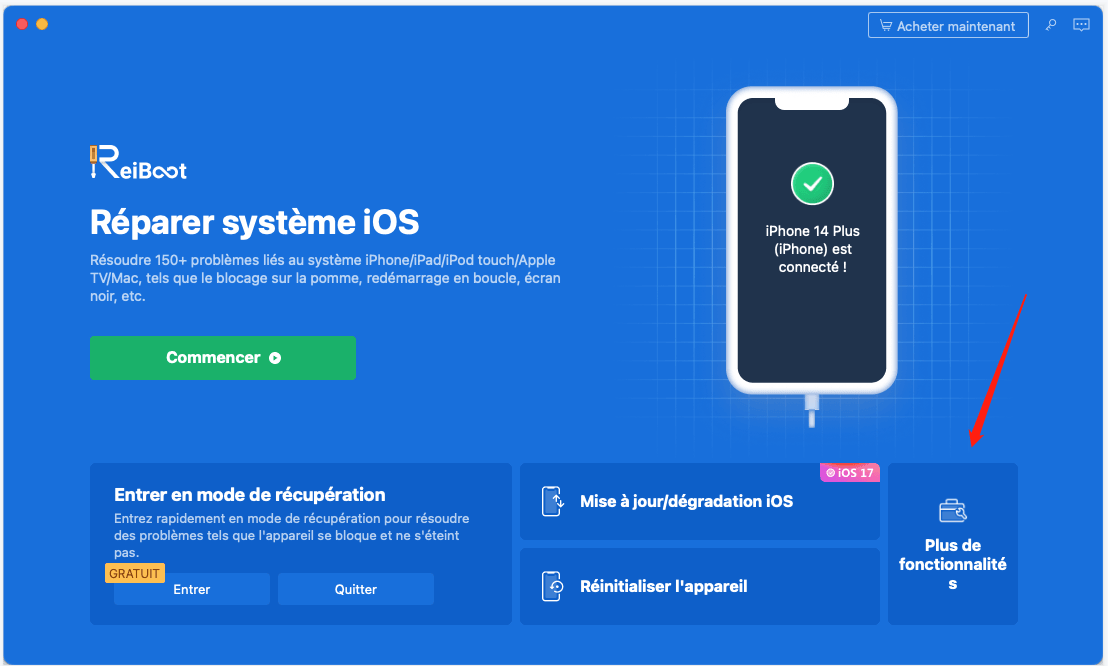 upgrade macos with reiboot