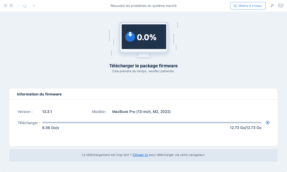 downloading the firmware package