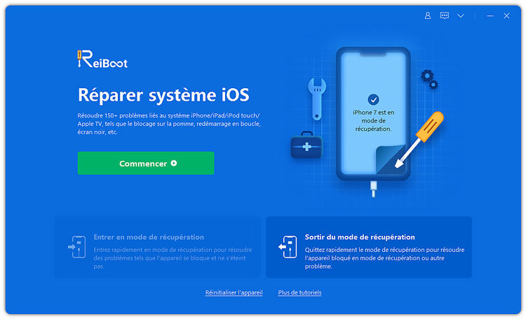 iphone en mode récupération