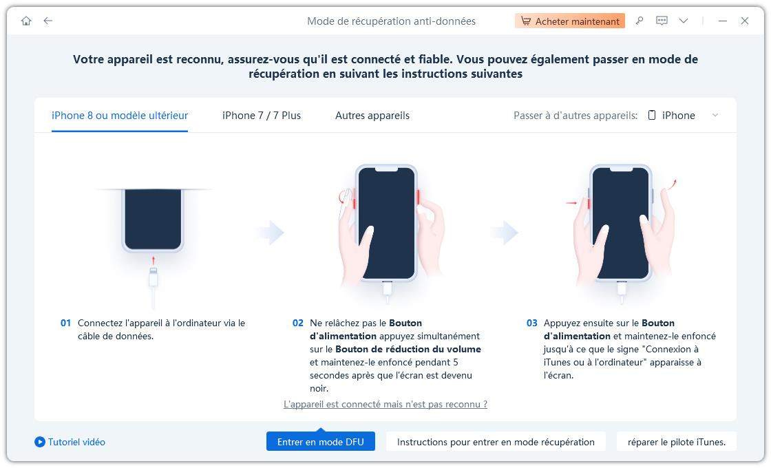 enter dfu mode instructions