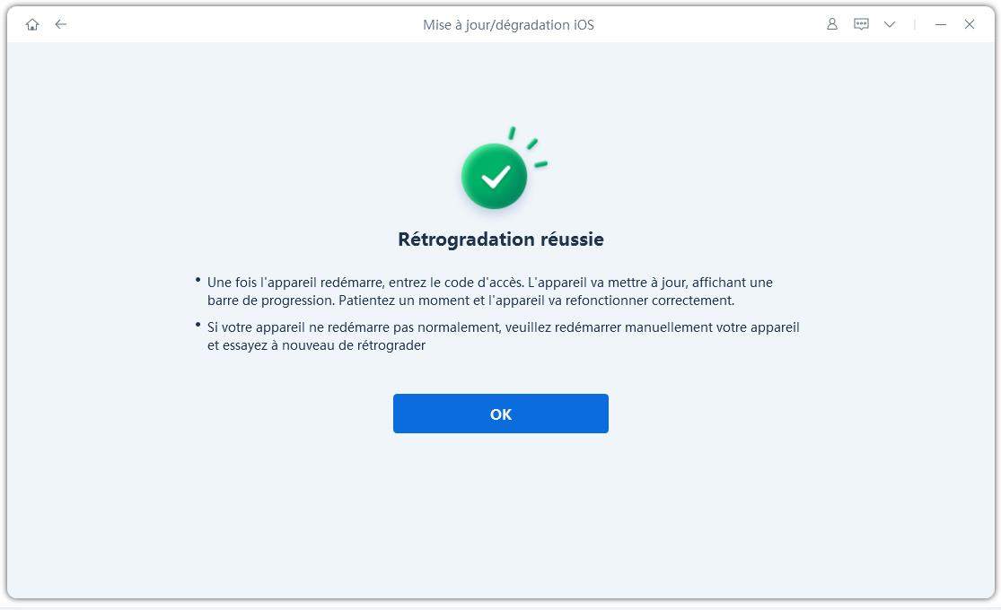 rétrograder depuis iOS 18 bêta