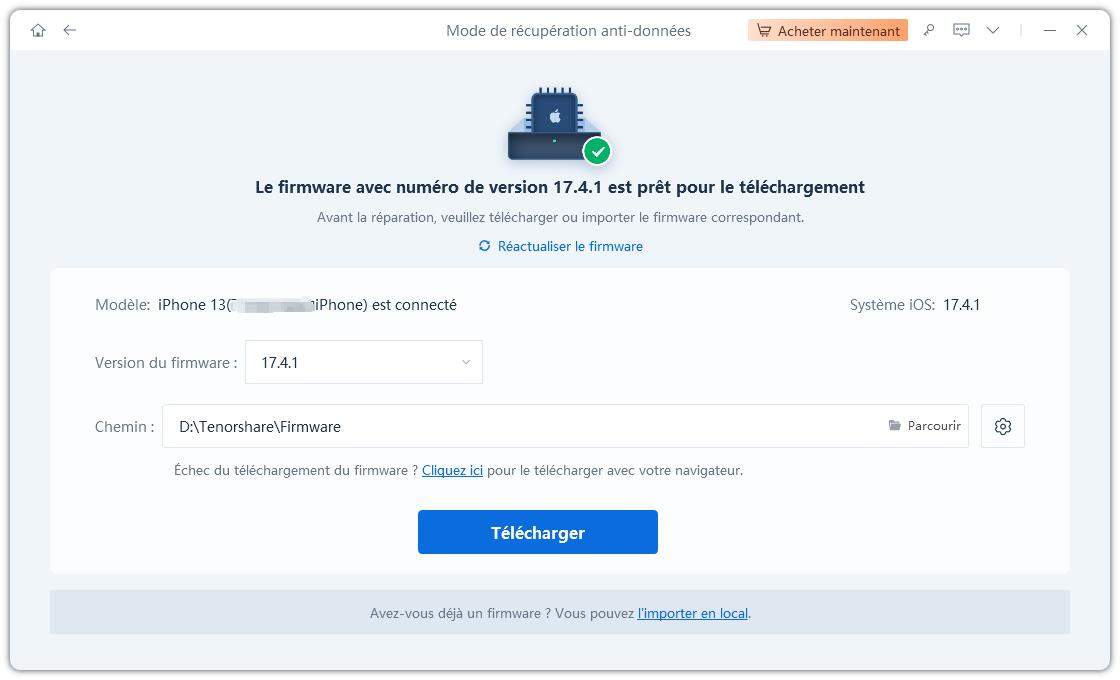 réparer avec reiboot
