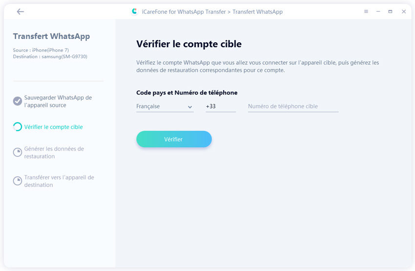 vérifier compte whatsapp