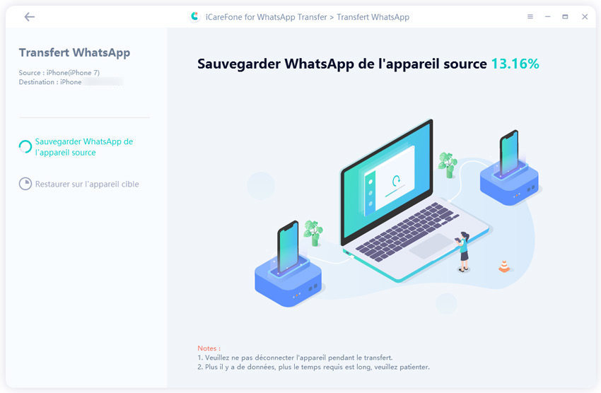 sauvegarder données whatsapp avec icarefone