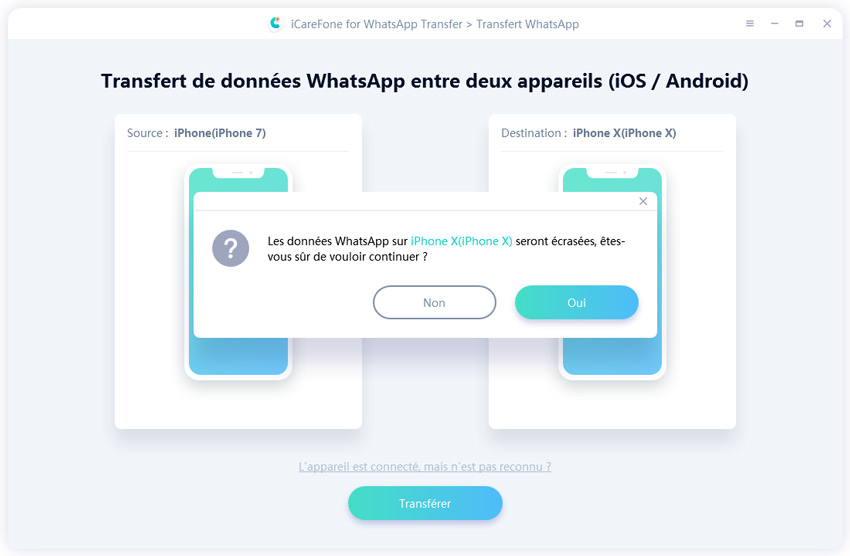 se connecter whatsapp avec icarefone