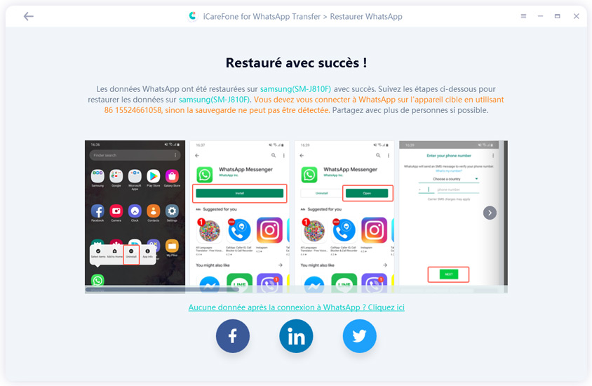 restaurer données whatsapp sur android avec succès - guide
