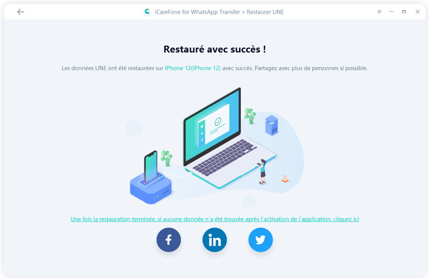 restaurer line avec succès - guide