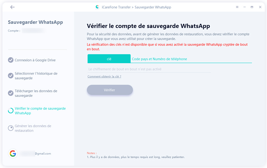 restaurer whatsapp depuis google drive vers iphone