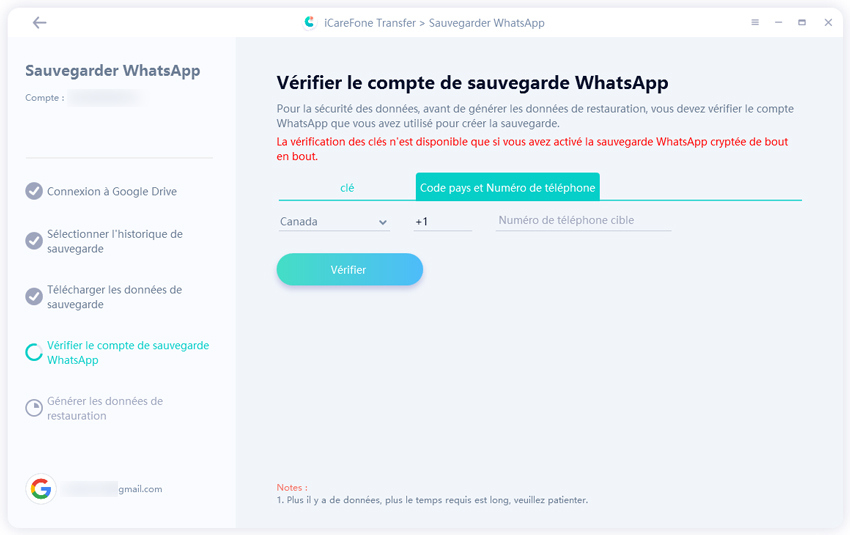 guide icarefone transfer - restaurer whatsapp depuis google drive sur iphone