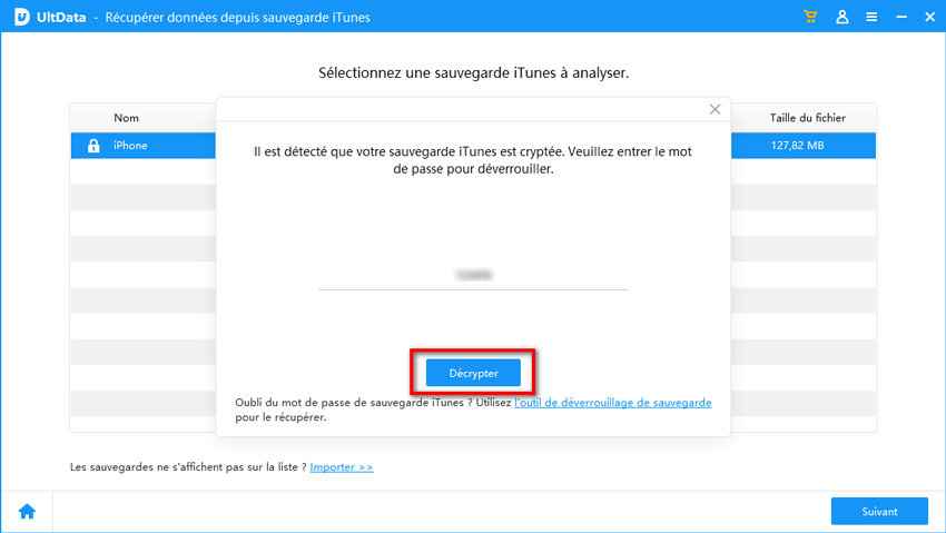 guide previsualiser donnees itunes et restaurer sur iphone