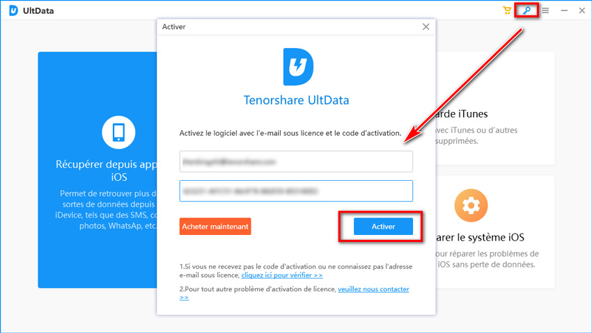 guide sinscrire ultdata