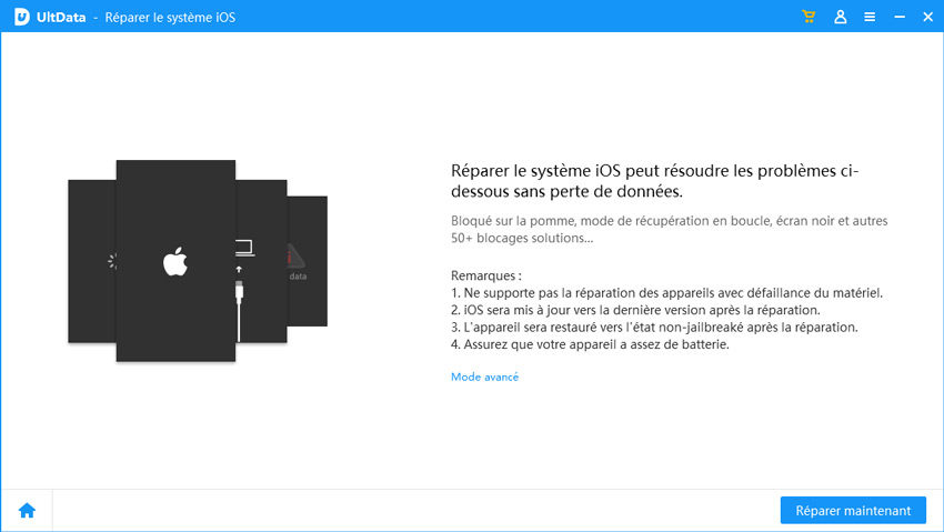 reparer ios avec ultdata