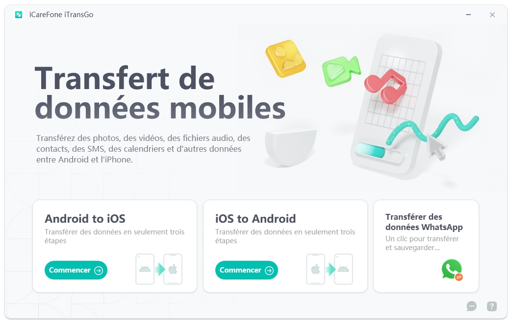 Transfert Android vers iPhone